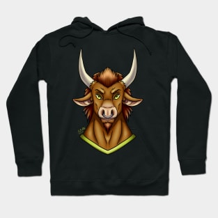 Minotaur Head Hoodie